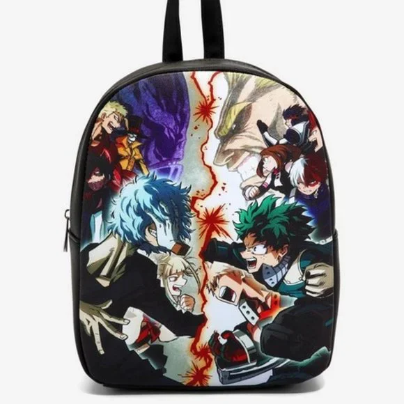 My Hero Academia Battle Mini Backpack NWT My Hero Academia Battle Villains Vs Heroes Mini Backpack  main image 2